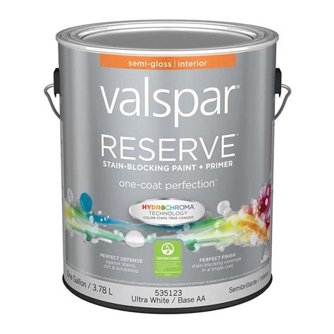 One-coat coverage guaranteed. . Valspar reserve